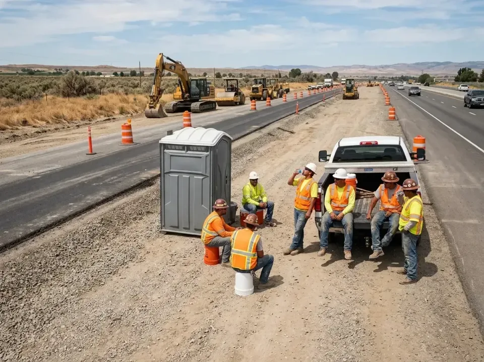 highway-road-construction-crew-007 — frequently asked questions, Porta Potty and Restroom Rentals in Porter, IN